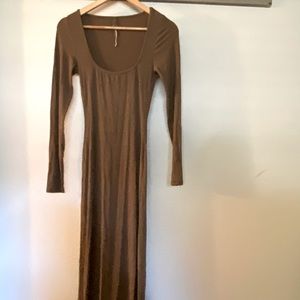 Skims soft lounge long sleeve dress size small